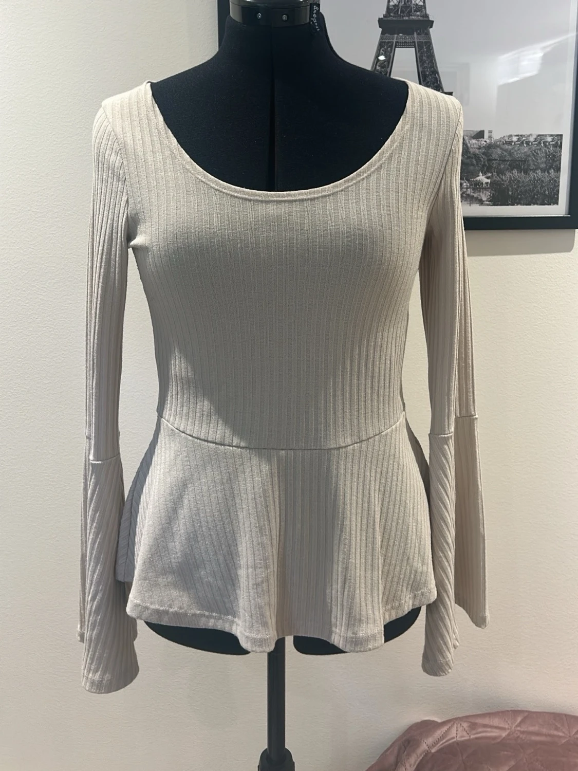 Beige topp