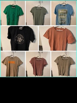 8 T-shirt  - Alla för samma pris, okej skick Bild 1: peak performance, M Bild2 Jack & Jones, S  Bild 3 SMOG, M  Bild 4 Miss fake, L  Bild 5 Lager 157, M  Bild 6 Salgia/Lager 157, M  Bild 7 Jack & Jones, S  Bild 8 Jack & Jones, S