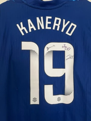 Match worn football jersey - I am selling this match-worn football shirt from Johanna Rytting Kaneryd. The shirt is also signed by Johanna herself, Nathalie Björn, and Zecira Musovic. It has never been worn other than when Rytting Kaneryd played against Liverpool in it. 