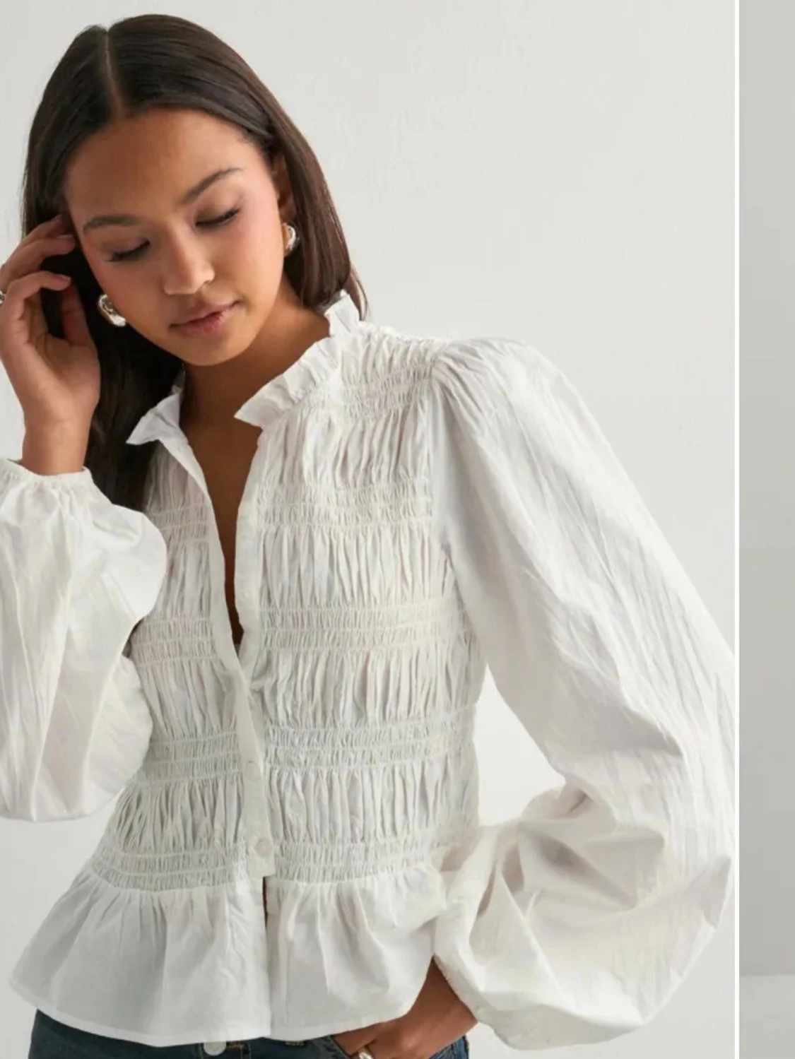 Vit blus