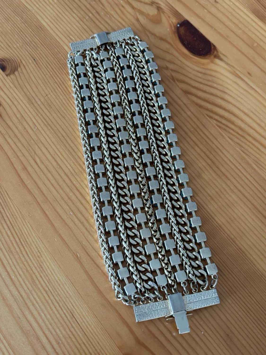Snyggt guld armband med turkosa pärlor från Dubai - 1
