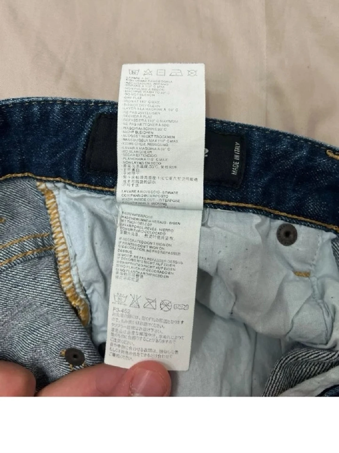 Blå distressed jeans från Dsquared2 - 4
