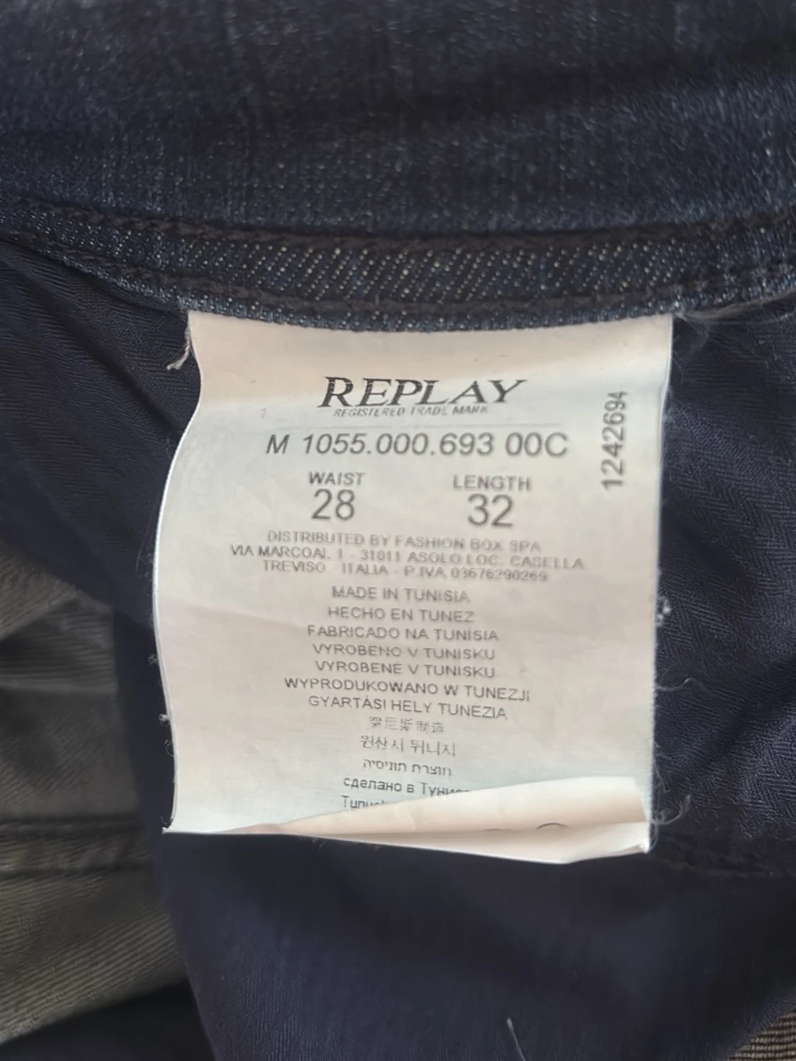 Mörkblå jeans från Replay - 4