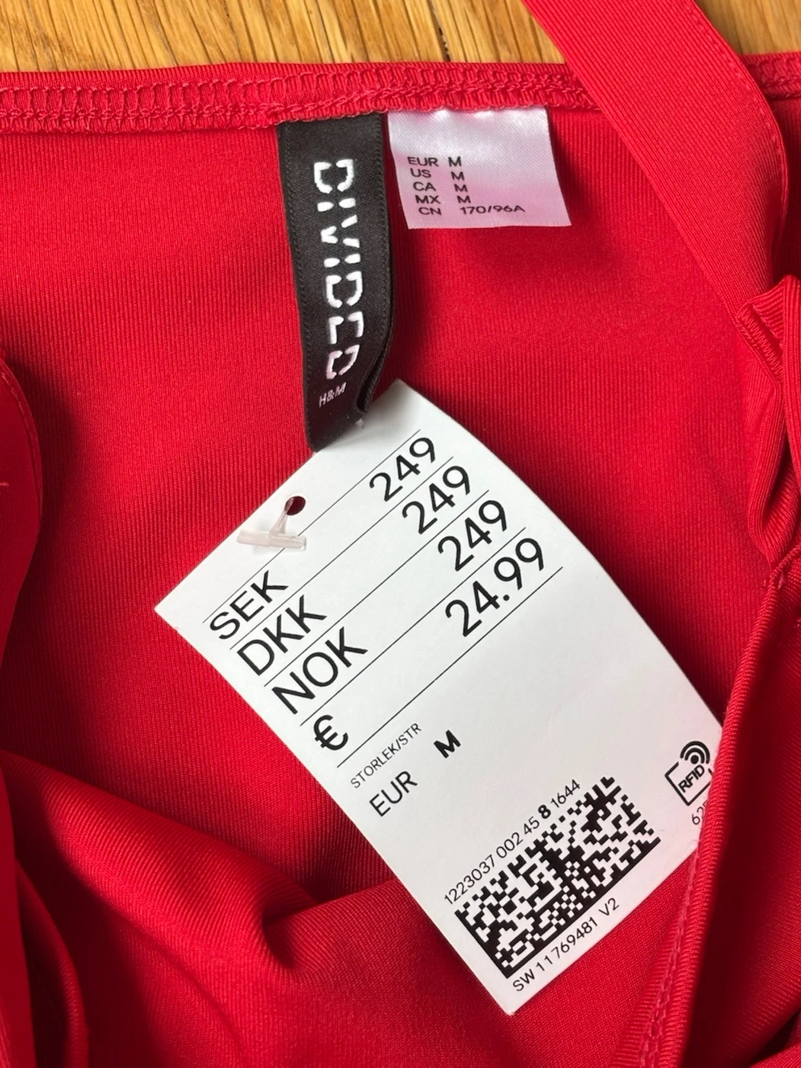 Croptop med rosett - 2