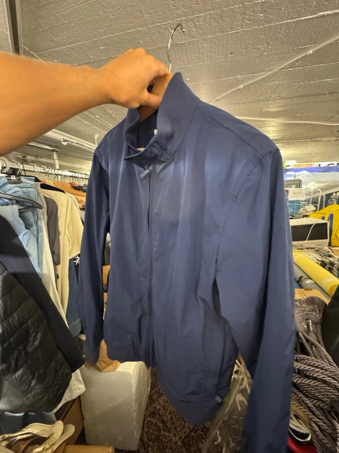 Marinblå vindjacka från Aspesi - 1