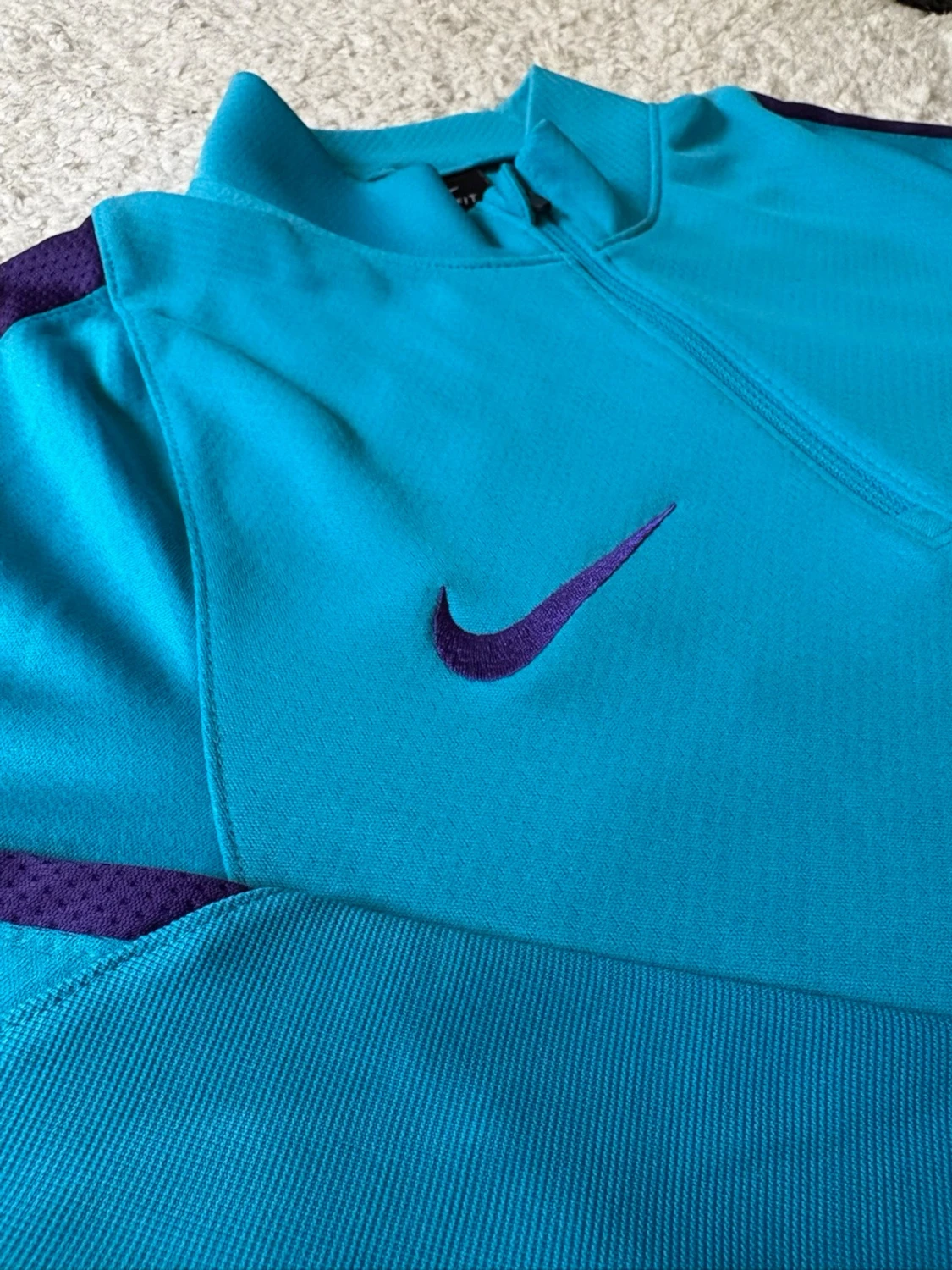 Blå långärmad träningströja Nike - 4