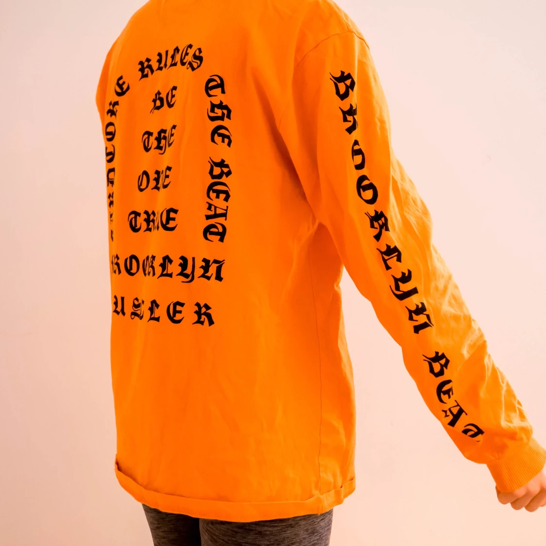 Långärmad orange tröja! - 90