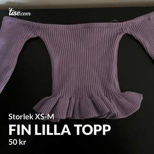 Garderobsrensning 🌸 Lila topp i S men den är otroligt stretchig så passar även XS-M  Kan mötas upp i Skåne och även frakta. köparen står för frakten som ligger på 45 kr  