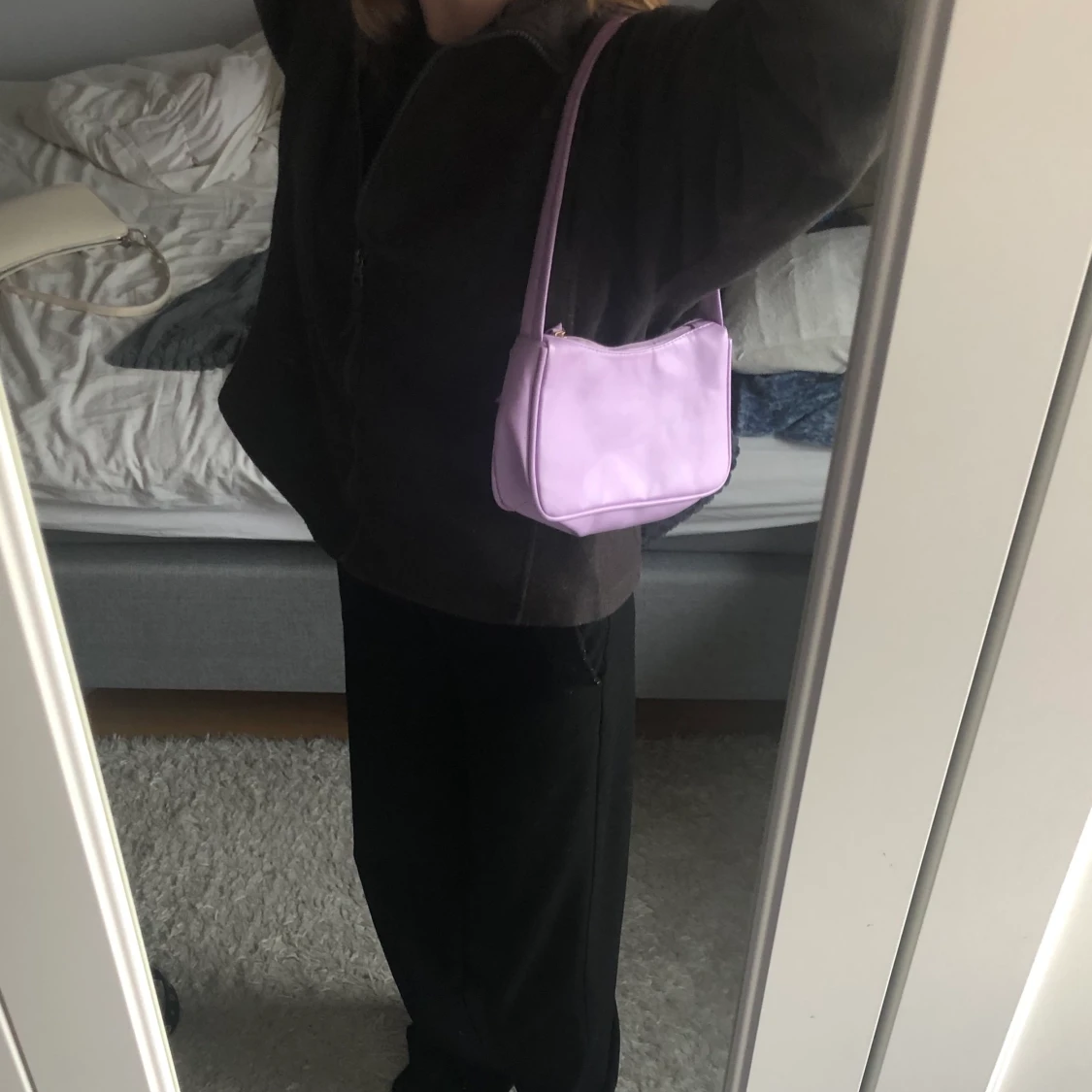 lila väska - 90