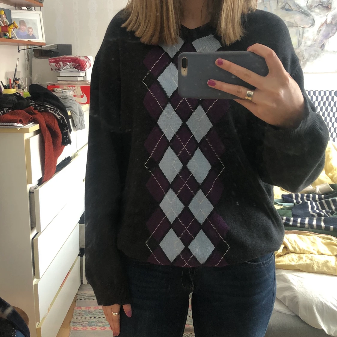 Fin v-ringad tröja☺️ - 91