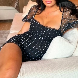 Prickig klänning  - Xs 