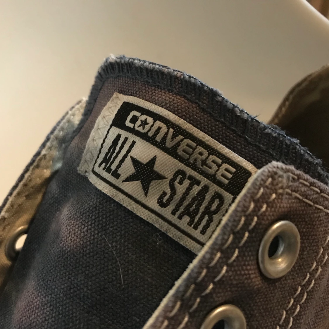 Blå/lila converse - 90