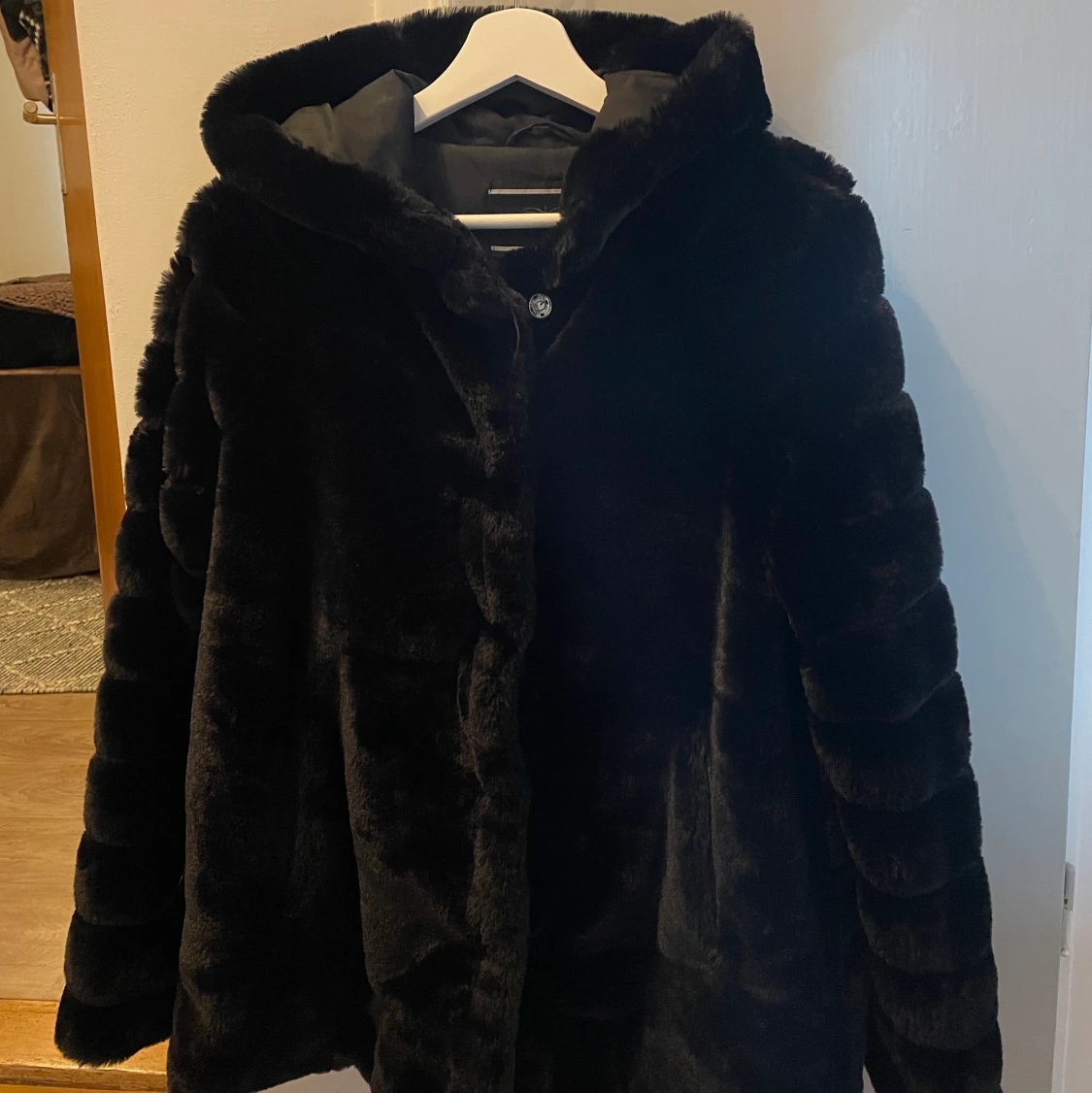 Superfin pälsjacka fejk