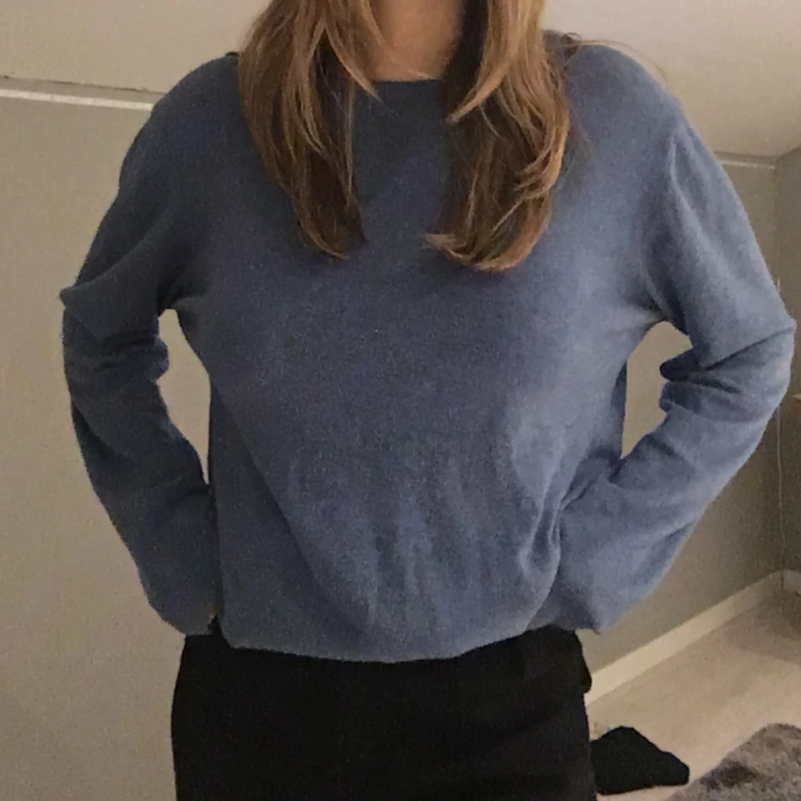 Blå tröja - 90