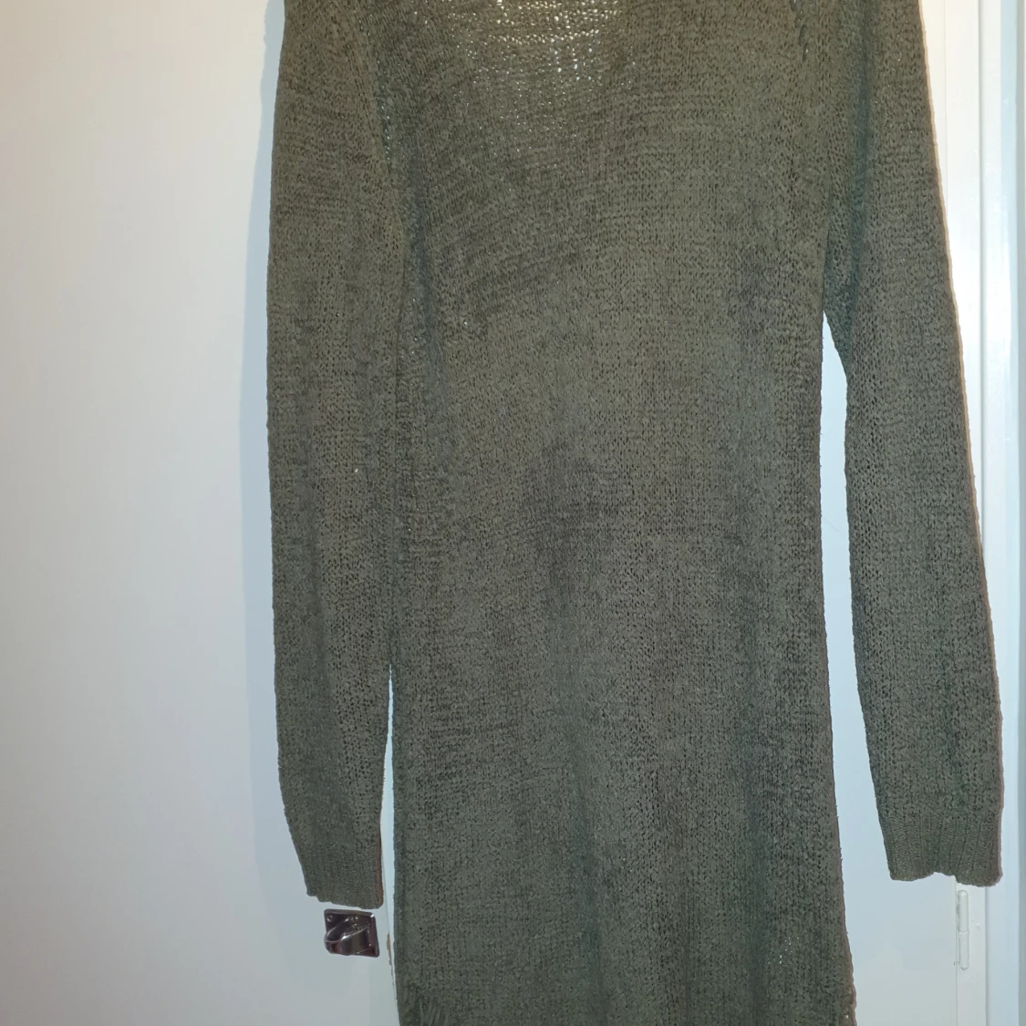 Stickad klänning/tunika , stretchig.   - 90