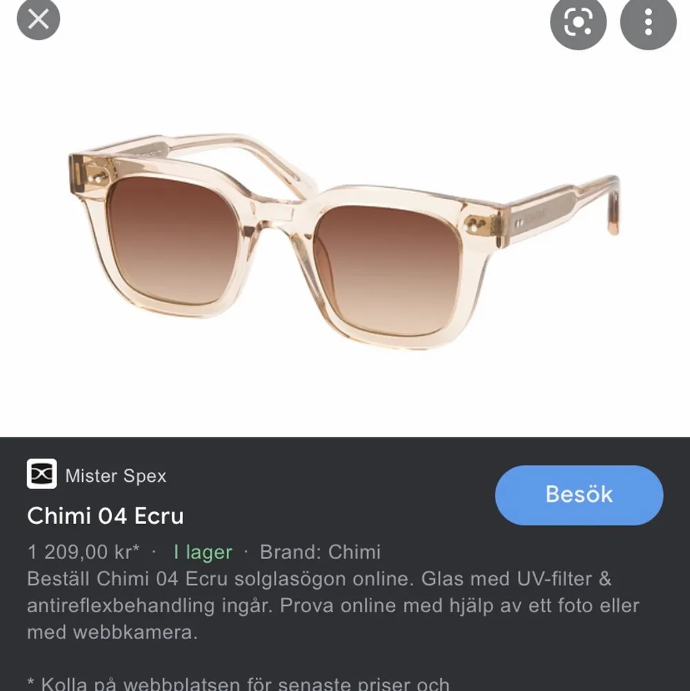 Fina chimi glasögon i färgen 04, använda mycket men inget som syns!! Köpta för 1200kr , skriv privat till mig vid intresse❤️. Accessoarer.