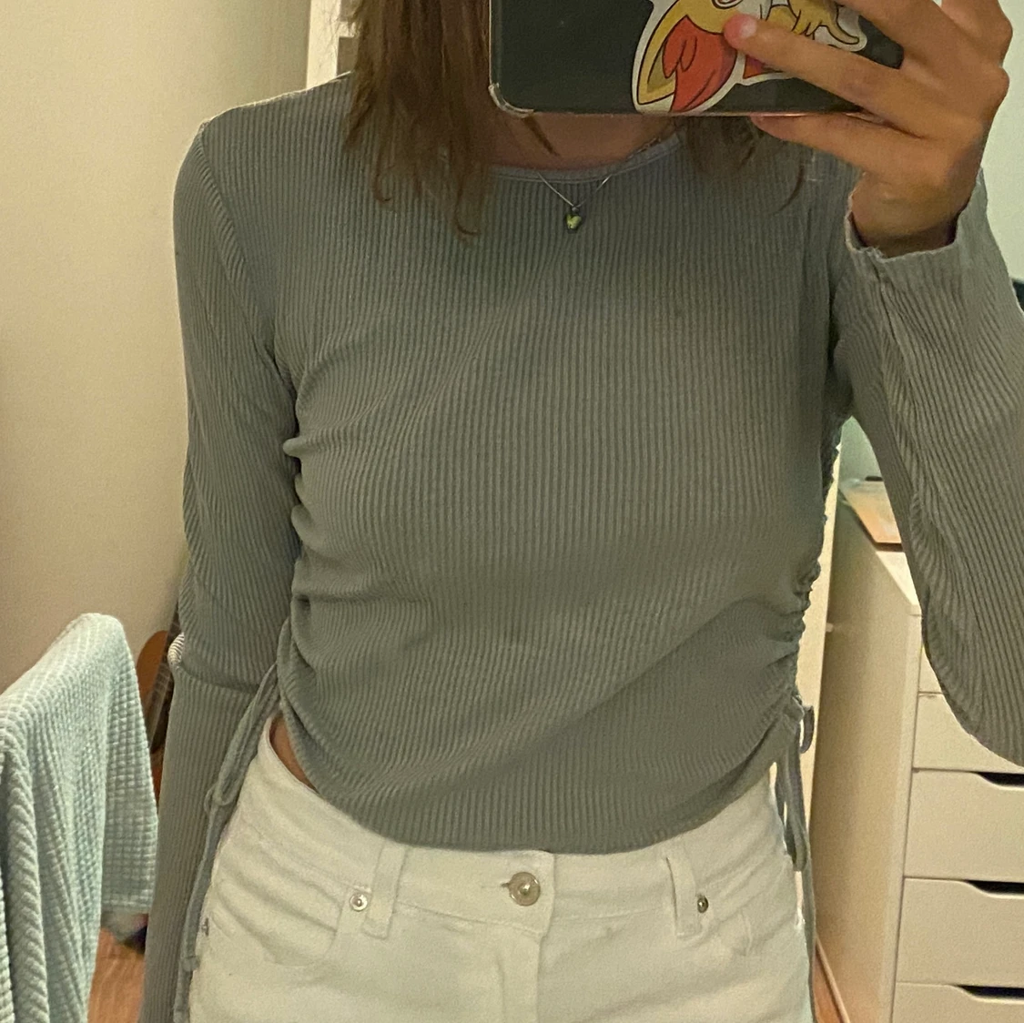 blå/grå tröja från h&m - 90