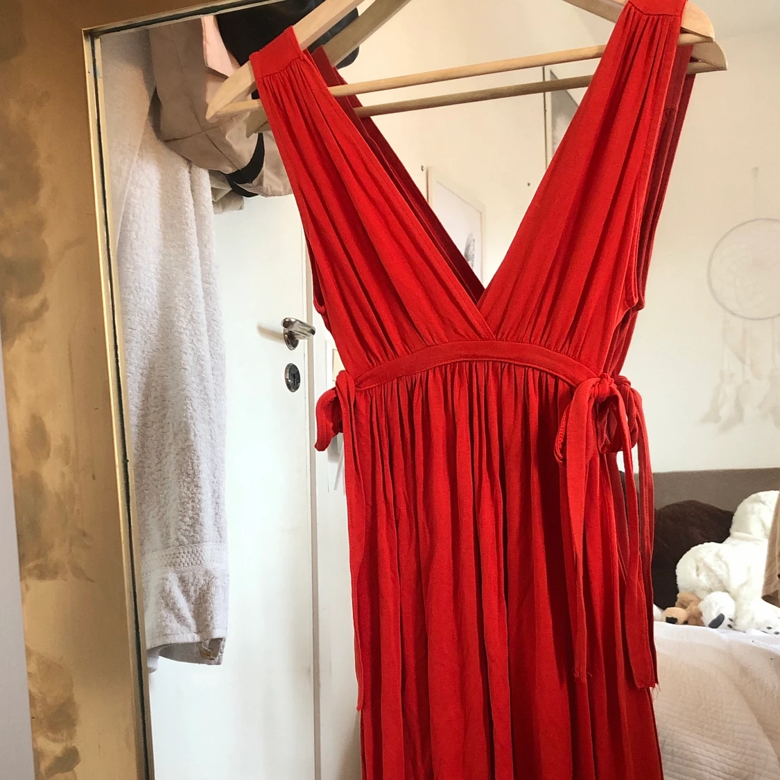 röd sommarklänning  - 90