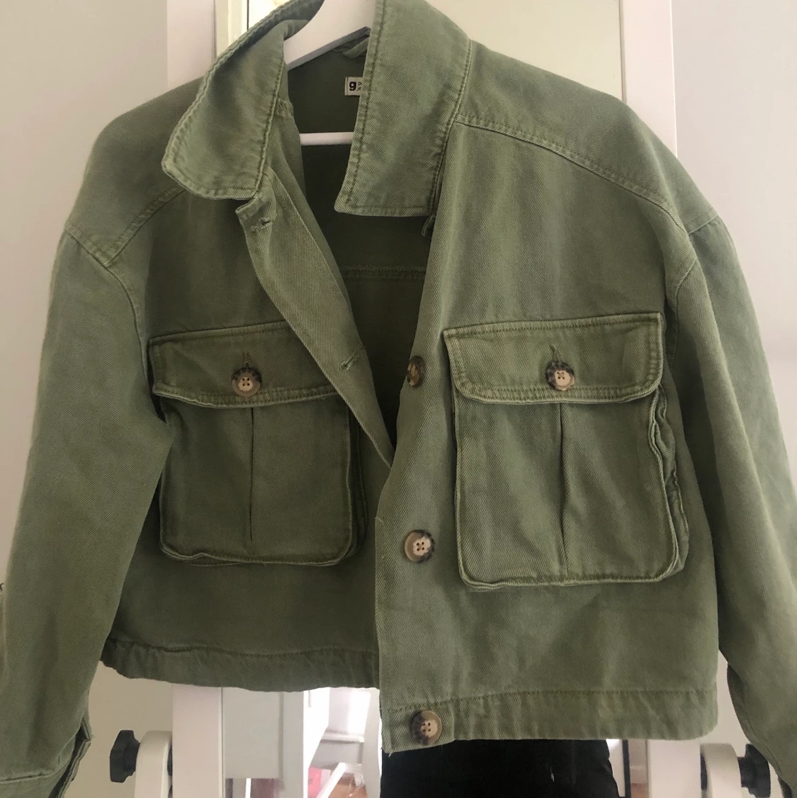 Grön oversized jacka - 90