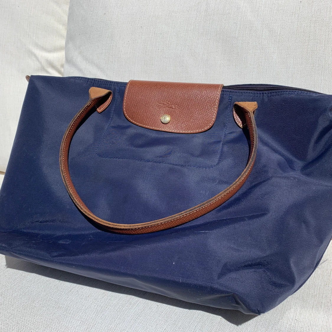 Longchamp Navy Blue Tote - 90