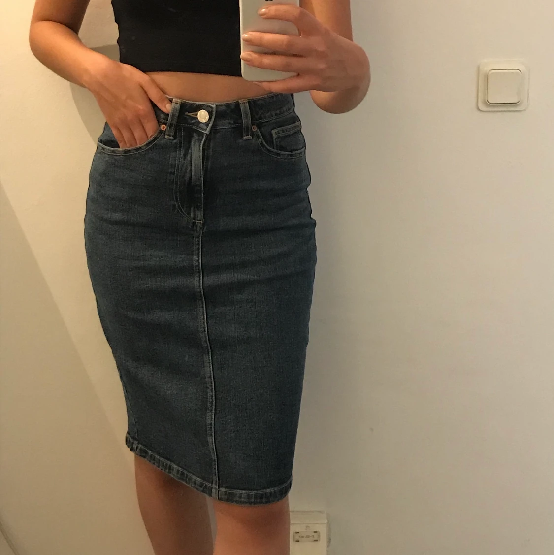 Jeans kjol från Cubus, XS