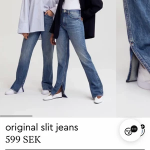 Gina jeans med slits  - Helt nya aldrig använda säljer pågrund utav att de är för långa. 