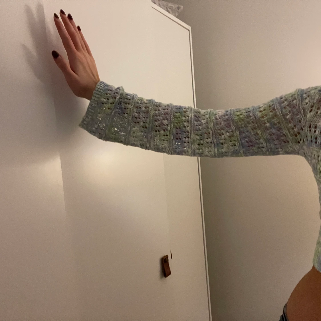 Långärmad crop top - 91