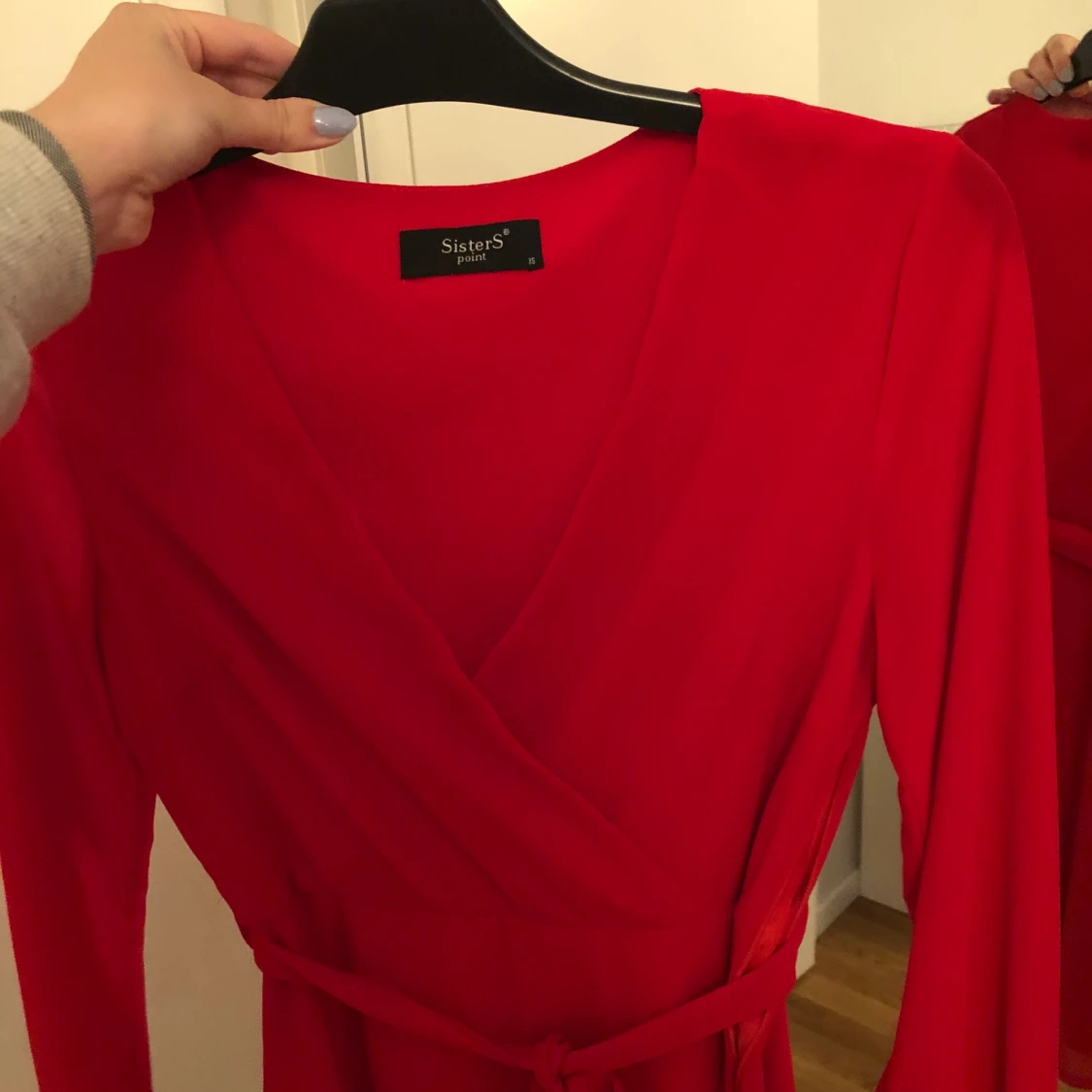 Röd klänning  - 90