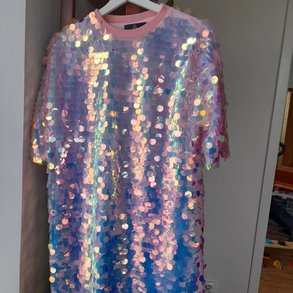 Klänning med paljetter