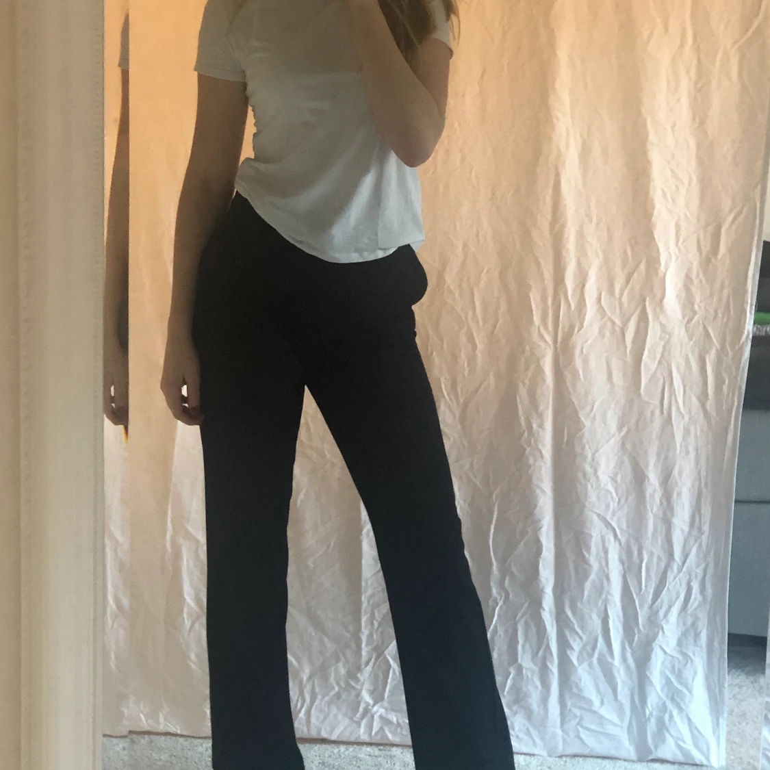 Konstubyxor svarta storlek 40