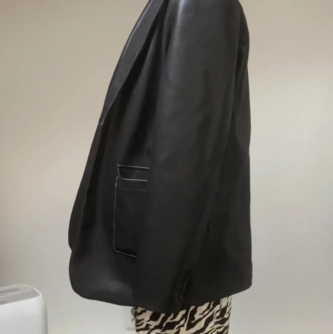 Kavaj i iake-läder - 90