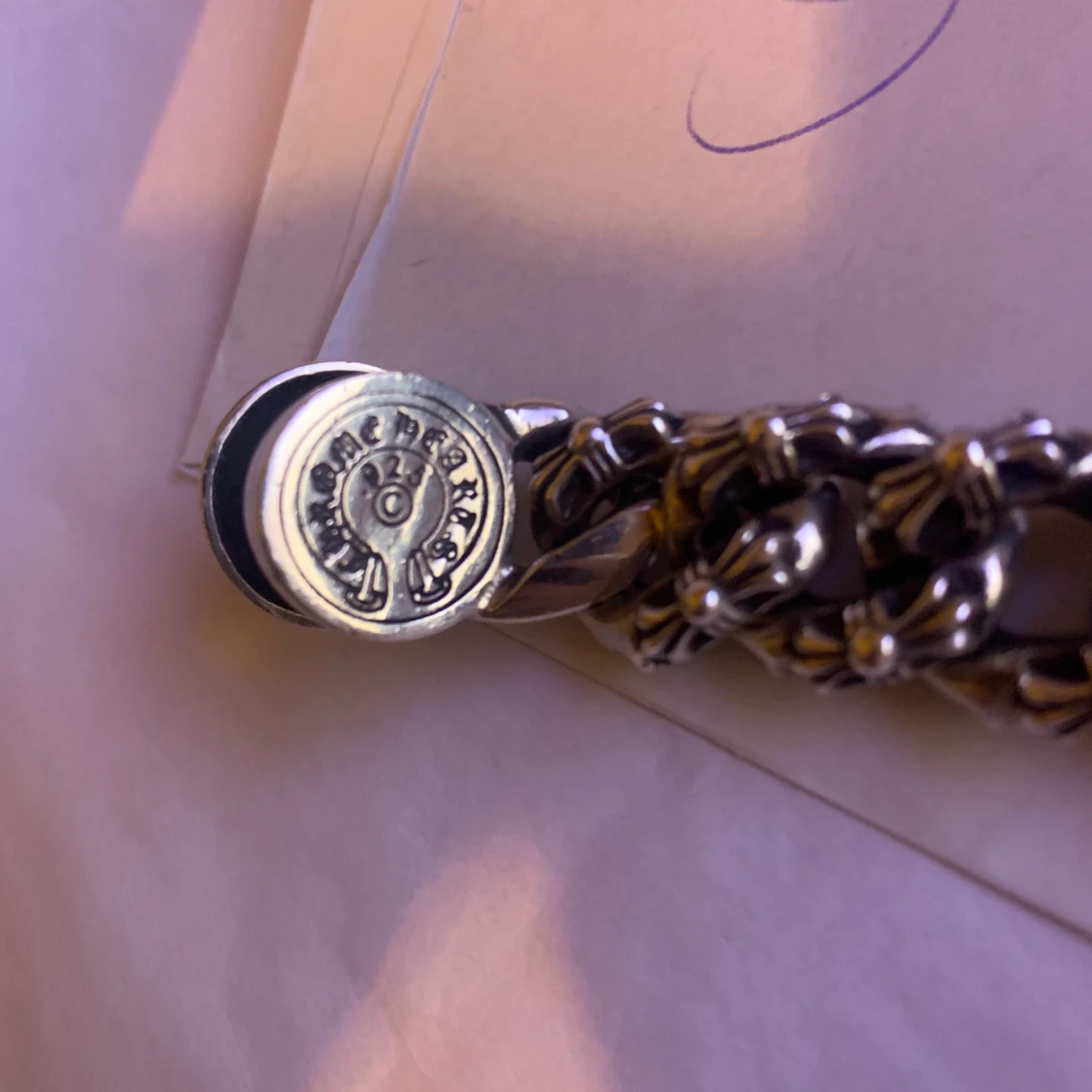 Chrome hearts fancy double link - 91