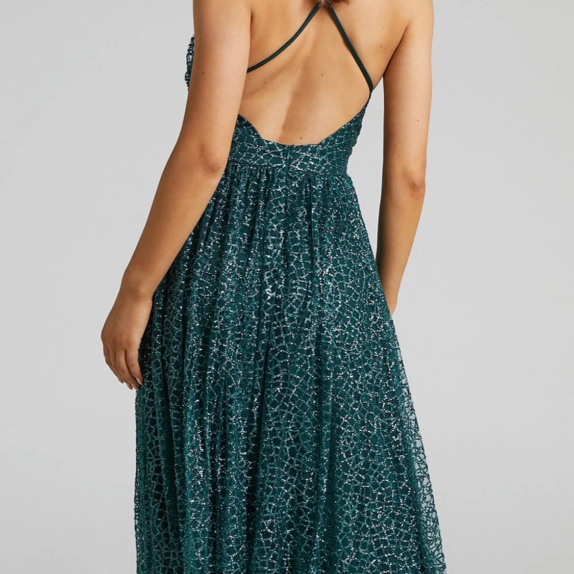 Balklänning med glitter - 90