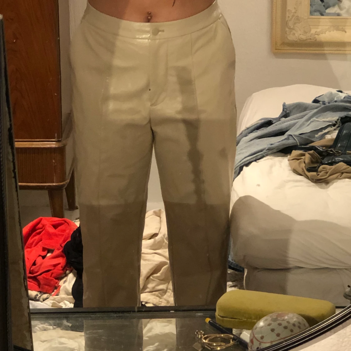 Skinn/Lack byxor - 91