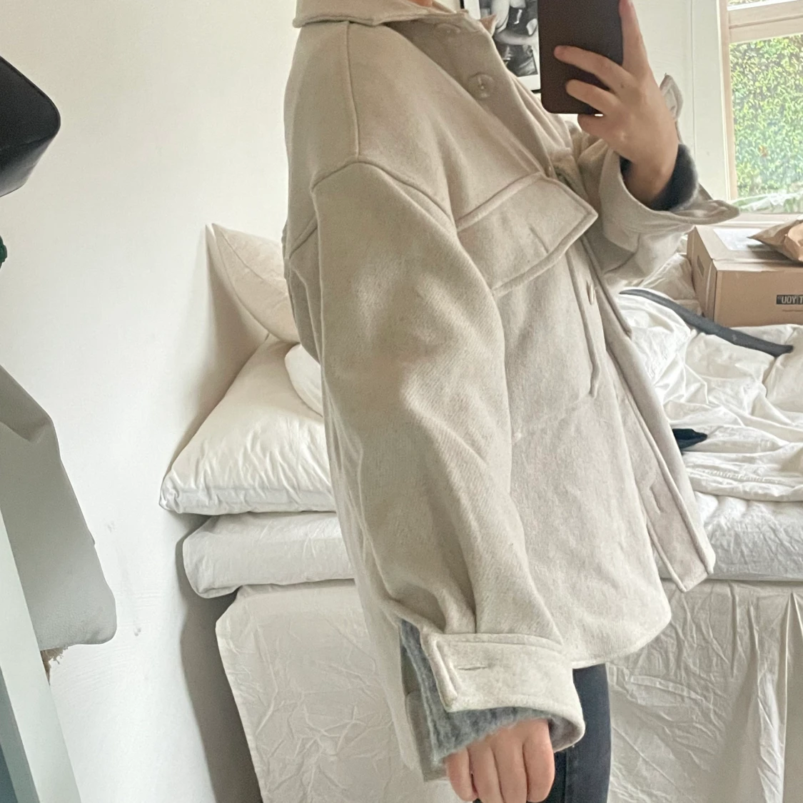 Ljusbeige Jacka  - 91