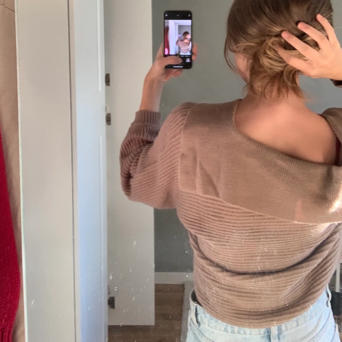 Brun söt tröja - 91