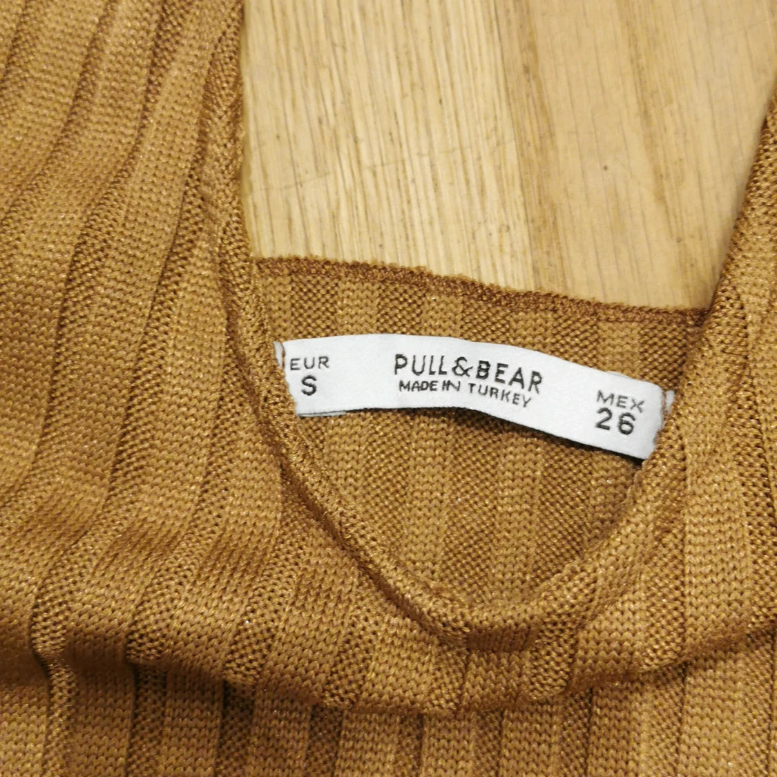 Ribbed openback knit top - 91