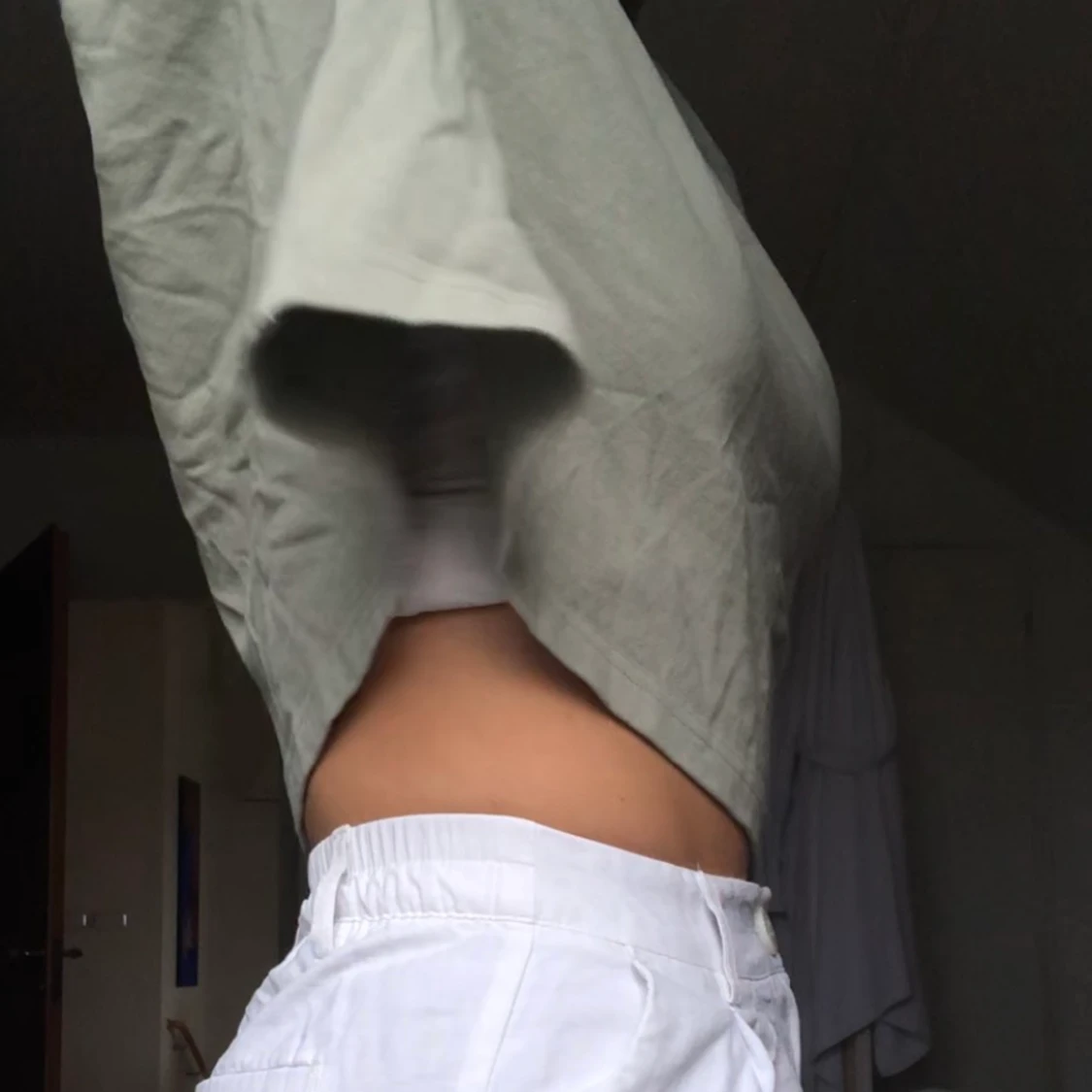 Croppad T-shirt - 90