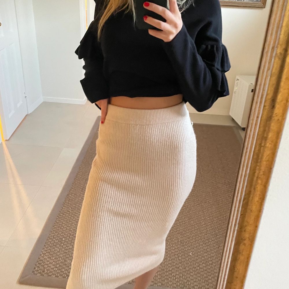Stickad kjol - Zara | Plick Second Hand