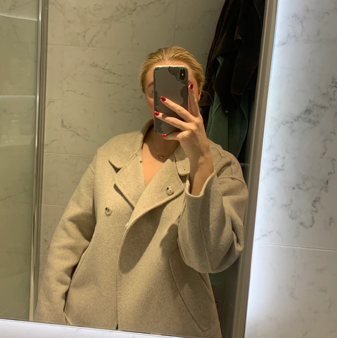 Kort kappa, storlek S (lite oversized)