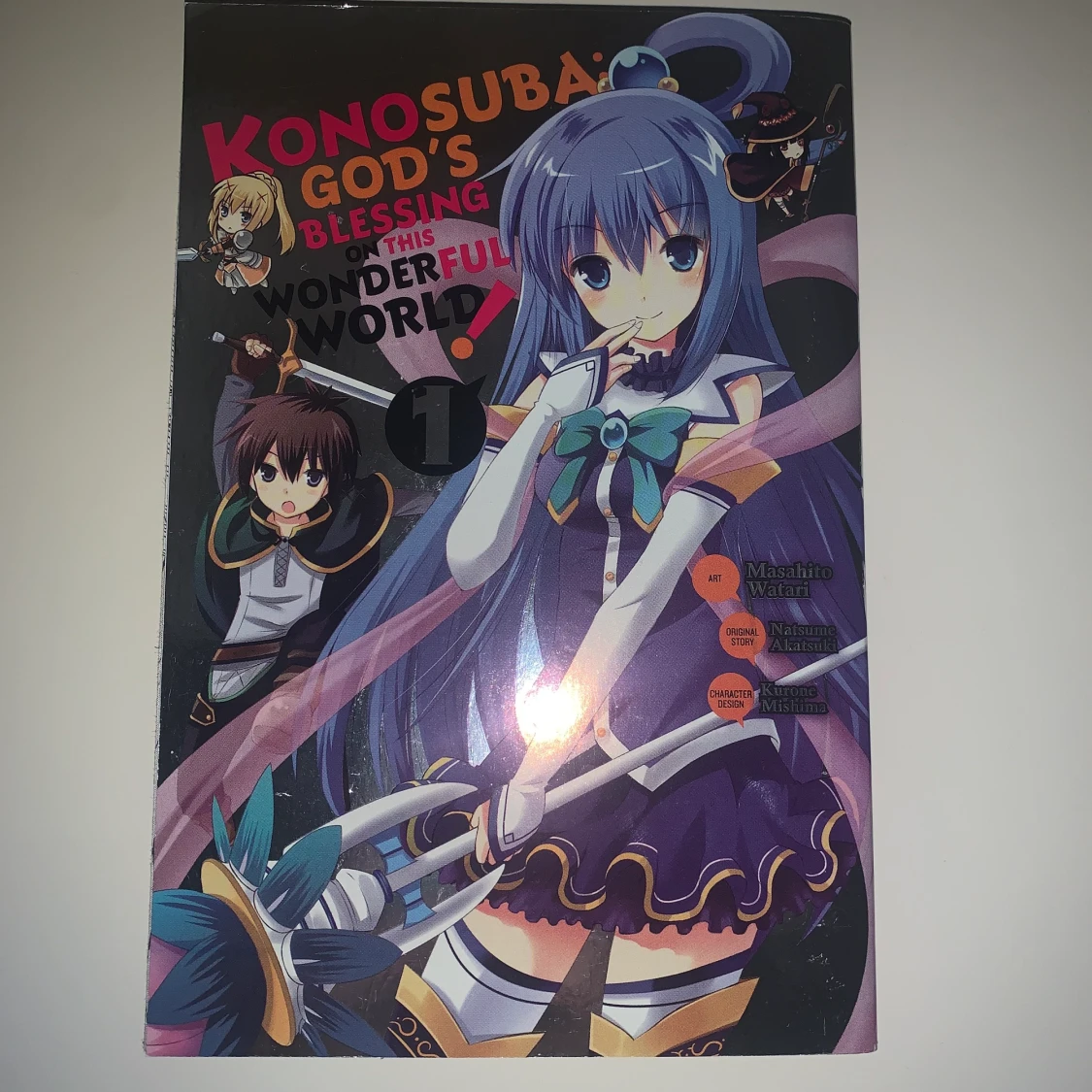 Konosuba volym 1 manga
