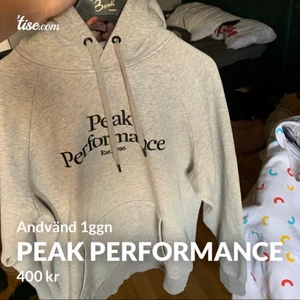 Peak performance hoodie  - Använd 1ggn