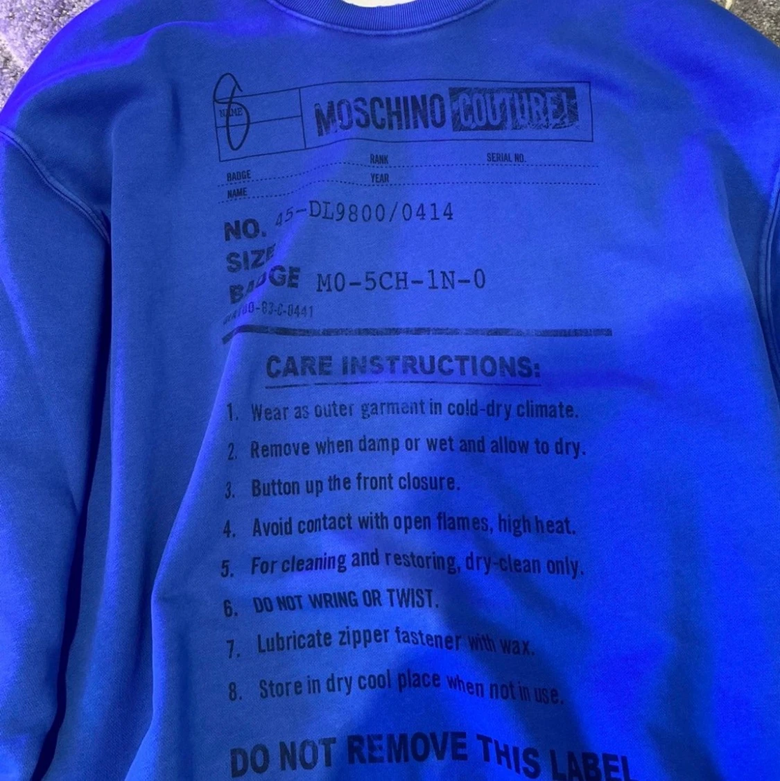 Moschino Sweatshirt Strolek M - 90