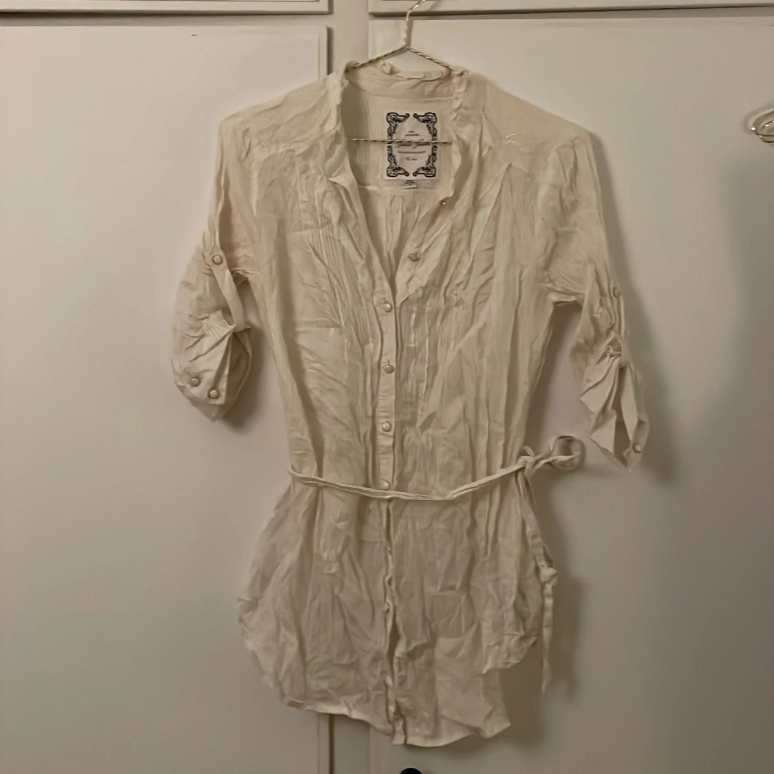 Snygg blus med 3/4 ärm strl.M