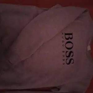 En grå Hugo boss tjock tröja som jag köpte från kidsbrandstore för 1100 kr och säljer för 400. Den är i storlek 16 år men passar även M-L. Har knappt använt tröjan så den är som ny. 