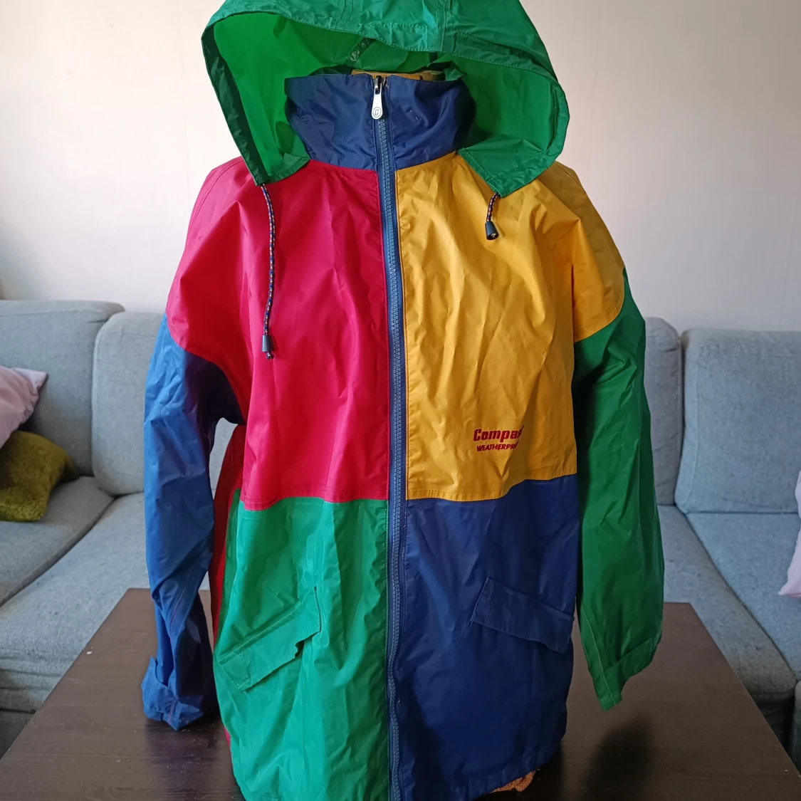 Colourblock regnjacka  - 90