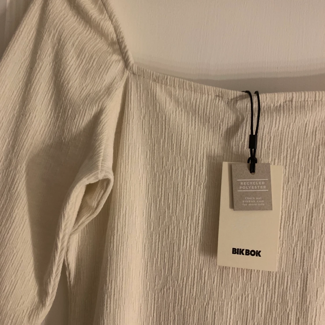 Krämvit klänning - 90