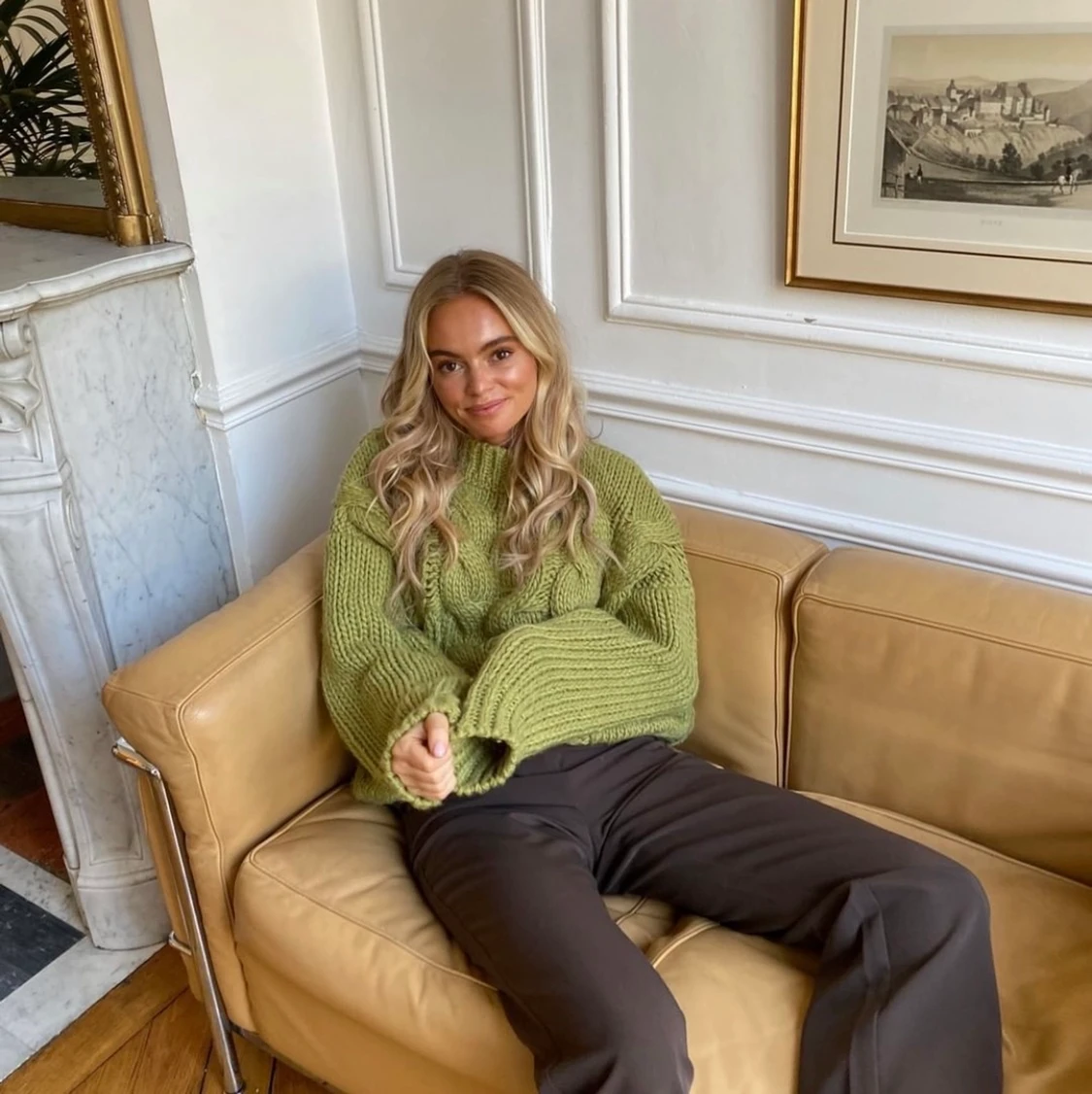 stickad tröja  - 90