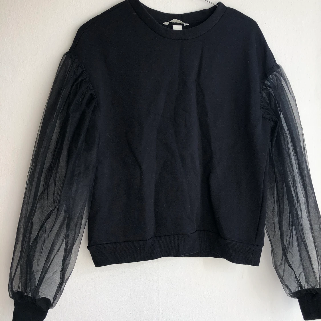 Crewneck with mesh sleeves - 90
