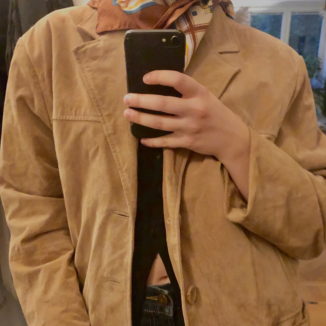 Brunbeige mockajacka - 91